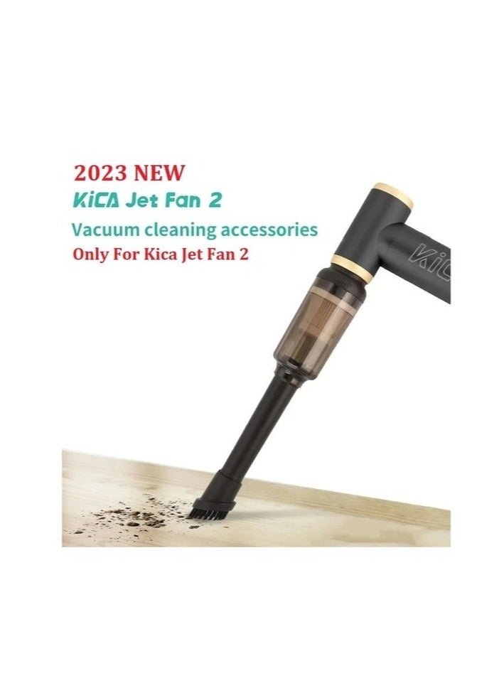 كيكا "منفضة الهواء الكهربائية KiCA Jet Fan 2.0 - 100,000 دورة في الدقيقة - أداة تنظيف متعددة الأغراض للكمبيوتر ولوحة المفاتيح وعدسة الكاميرا والتخييم والشواء والسيارة والمزيد - فوهة مطورة وعمر البطارية - بديل يمكن للهواء - رمادي" - Image 4