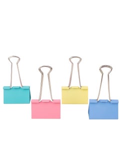 Deli 12-Piece Big 51mm Size Binder Clips Assorted Colours  - Image 2