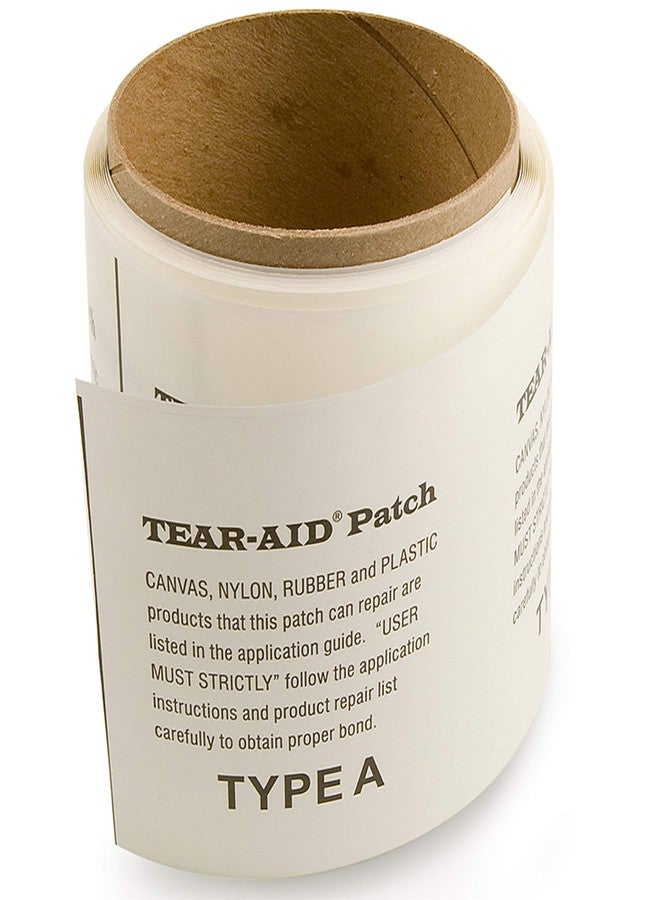 Tear-Aid Fabric Repair Kit, Type A Clear Patch for Canvas, Fiberglass, Leather, Polyester, Nylon & More, 3in x 5ft Roll, Single Pack - Image 2
