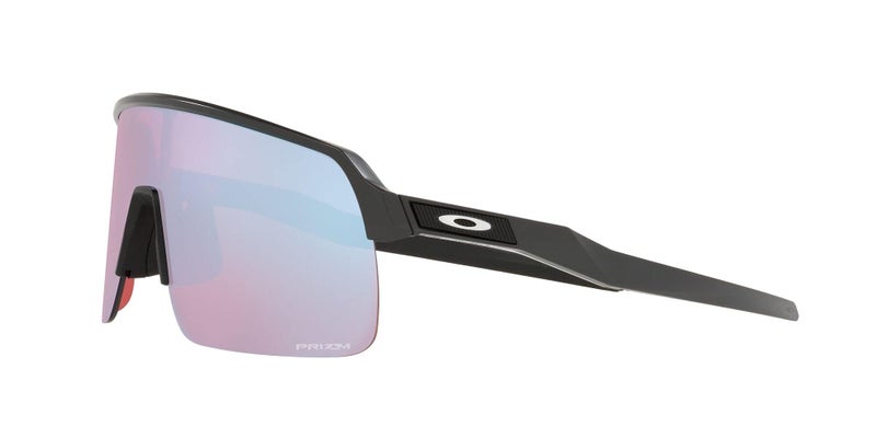 Oakley Men's OO9463 Sutro Lite Rectangular Sunglasses, Matte Carbon/Prizm Snow Sapphire, 39 mm - Image 3