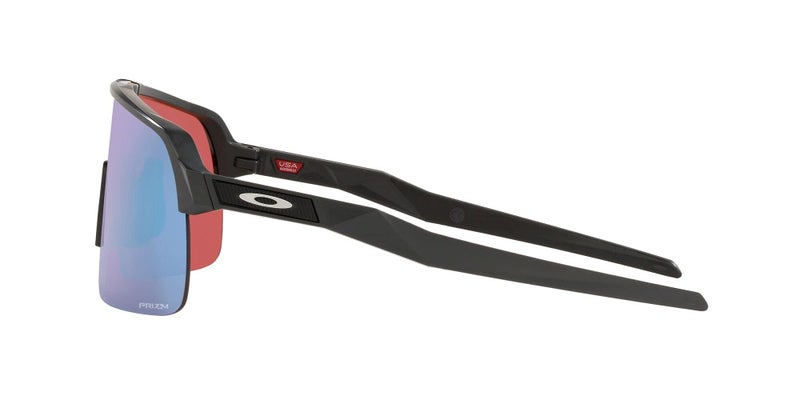 Oakley Men's OO9463 Sutro Lite Rectangular Sunglasses, Matte Carbon/Prizm Snow Sapphire, 39 mm - Image 4