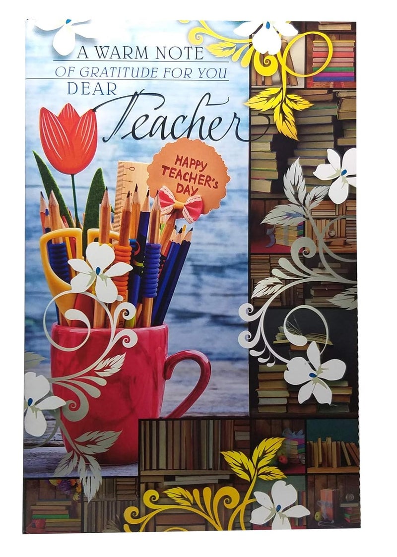 Natali Teachers Day Gift Greeting Card Parker PenGift For TeacherTeachers Day SpecialTeachers Day GiftsBest Gift For Teacher - Image 2