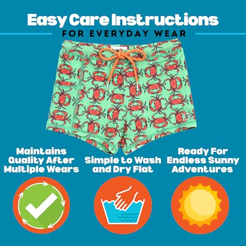 SwimZip Shorties - UPF 50+ Swim Shorts - Baby, Toddler, and Kids - Boys or Girls - Image 5