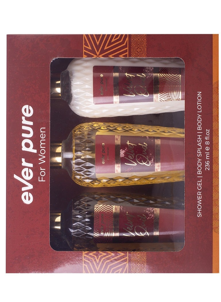 إيفر بيور مجموعة بيور فيلفت عود (جل استحمام - لوشن للجسم - سبراي للجسم) - Image 2