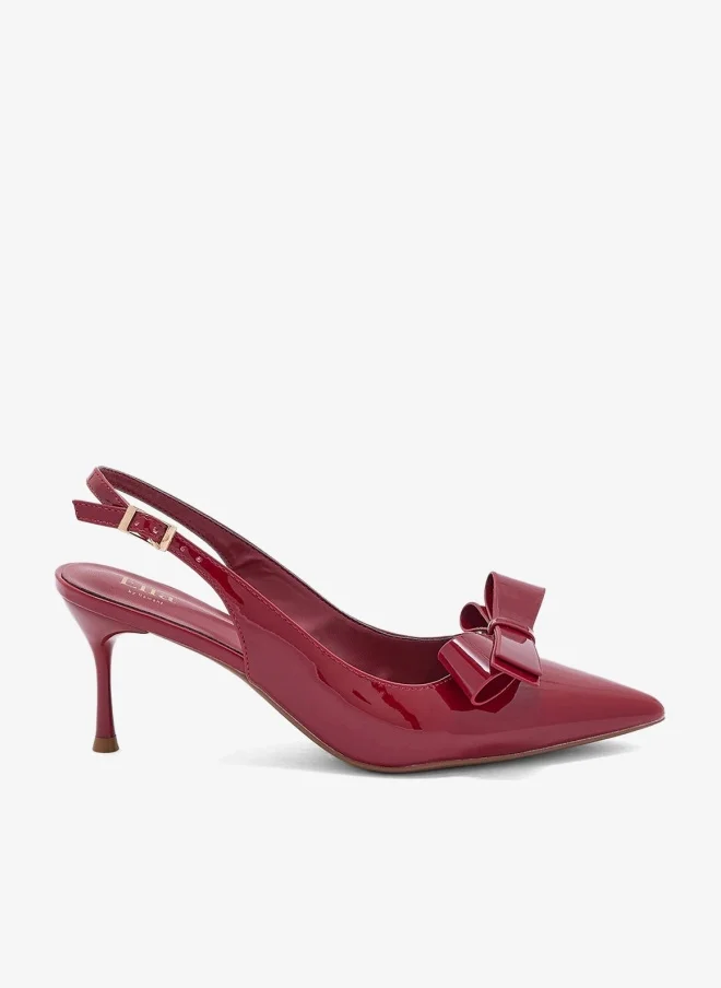 ELLA Bow Sling Back Pump