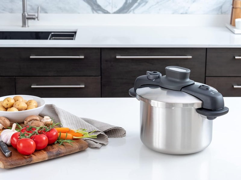 تيفال قدر الضغط TEFAL Secure Compact سعة 8 لترات، نظام أمان من 5 نقاط، نتائج سريعة للغاية، رقم المنتج: P3534446 - Image 4