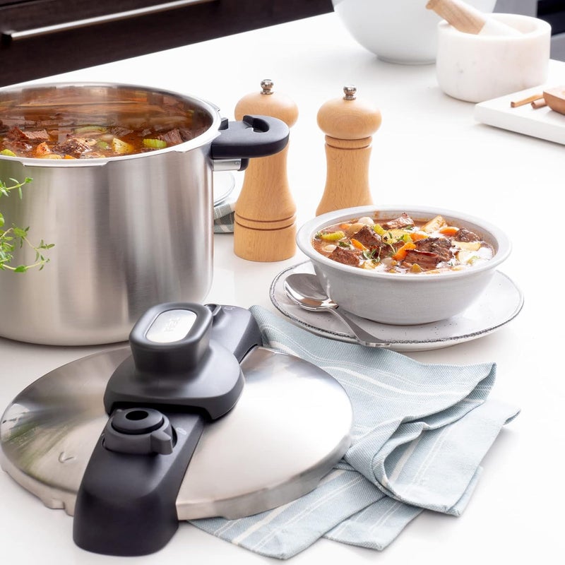 تيفال قدر الضغط TEFAL Secure Compact سعة 8 لترات، نظام أمان من 5 نقاط، نتائج سريعة للغاية، رقم المنتج: P3534446 - Image 5