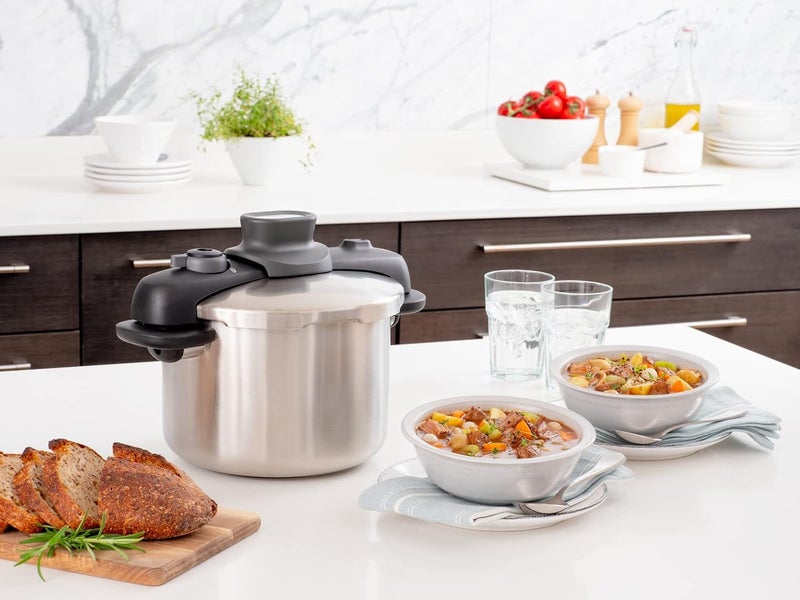 تيفال قدر الضغط TEFAL Secure Compact سعة 8 لترات، نظام أمان من 5 نقاط، نتائج سريعة للغاية، رقم المنتج: P3534446 - Image 3