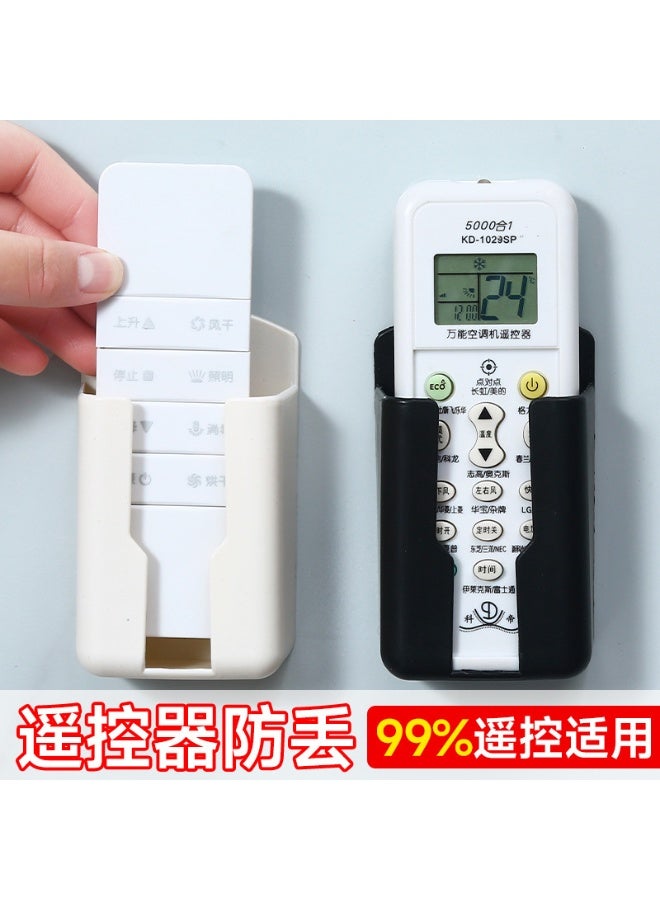 Wall Mount Remote Control Holder, 3 Pcs TV Controller Holder, Self Adhesive Remote Holder, Wall Pen Holder Storage Accessories, for Home Office School (Black) - Image 3