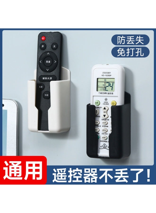 Wall Mount Remote Control Holder, 3 Pcs TV Controller Holder, Self Adhesive Remote Holder, Wall Pen Holder Storage Accessories, for Home Office School (Black) - Image 4