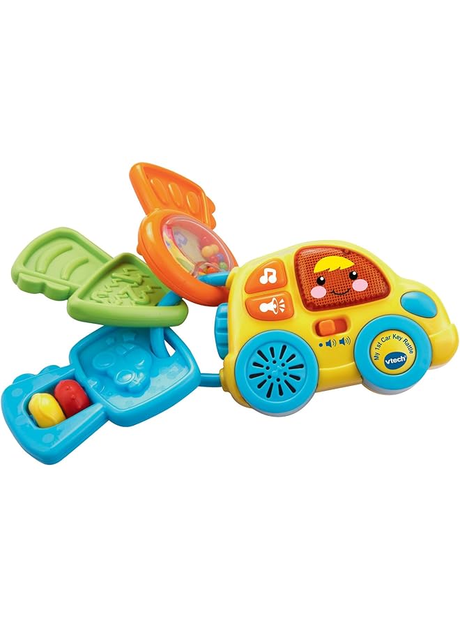 vtech Baby My First Car Key Rattle Multicoloured - Image 1