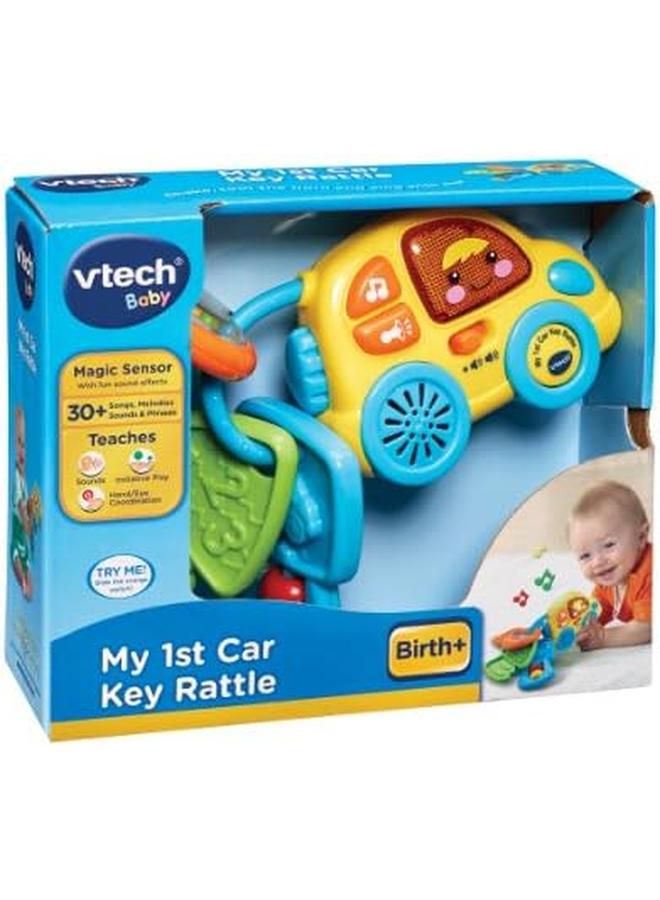 vtech Baby My First Car Key Rattle Multicoloured - Image 4
