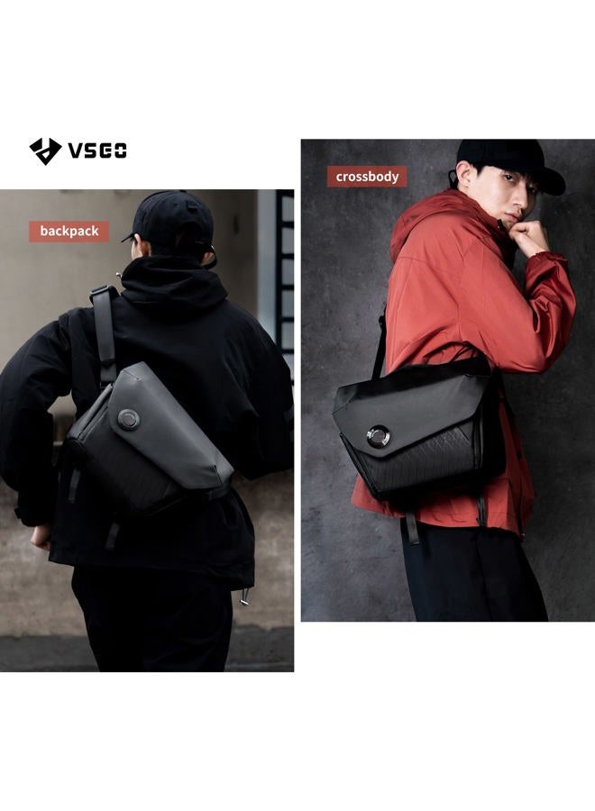VSGO Professional Photography Bag Sling Chest Crossbody Bags for Men Women, Micro SLR Digital Camera Switch UAV Photographic Equipment Waist Bag, Storage black, 3L, (V-BP0-1) - Image 5