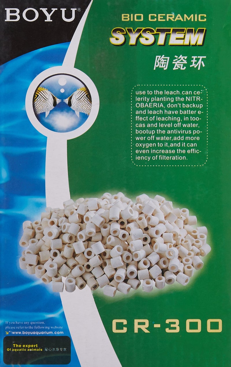 Boyu CR-300 Adi Aquarium Filter Bio Medias, White, 300 g (Pack of 1) (300g) - Image 3