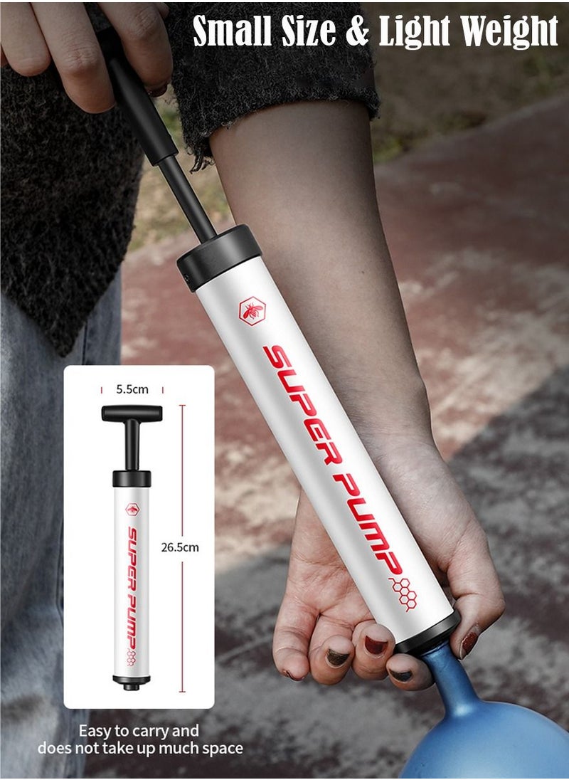 Super Portable Hand Pump Inflator, Ball Pump for Basketball Football Soccer Volleyball Rugby Water Polo Ball Swim Ring, Balloon, For Cycling For Yoga Balls, Air Pump For All Kind Of Sports Ball  - Image 3