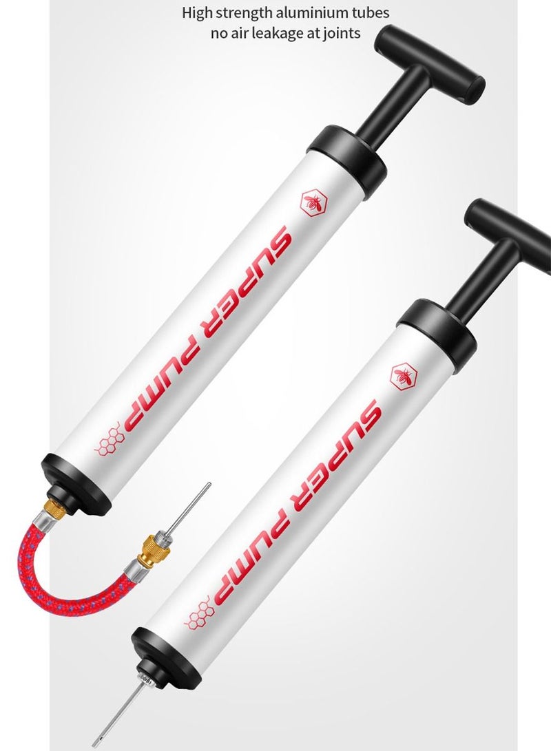 Portable Hand Pump Inflator, Ball Pump for Basketball Football Soccer Volleyball Rugby Water Polo Ball Swim Ring, Balloon, For Cycling For Yoga Balls, Air Pump For All Kind Of Sports Ball