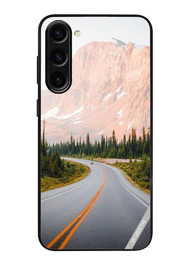 VR CREATIVE Protective Case Cover For Samsung Galaxy S23 Plus Adventure Road Design Multicolour - Image 1