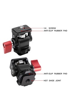 Y&D Field Monitor Mount Swivel 360 degrees and Tilt 180 Adjustable Holder with Cold Shoe for Camera Video Lighjt Shooting Accessories  - Image 3
