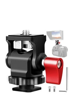 Y&D Field Monitor Mount Swivel 360 degrees and Tilt 180 Adjustable Holder with Cold Shoe for Camera Video Lighjt Shooting Accessories  - Image 2
