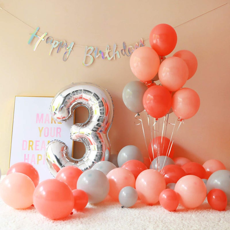 Neo LOONS® 100 pcs 5" Pastel Peach Premium Latex Balloons - Great for Kids, Adult Birthdays, Weddings, Receptions, Baby Showers, Water Fights, or Any Celebration - Image 3
