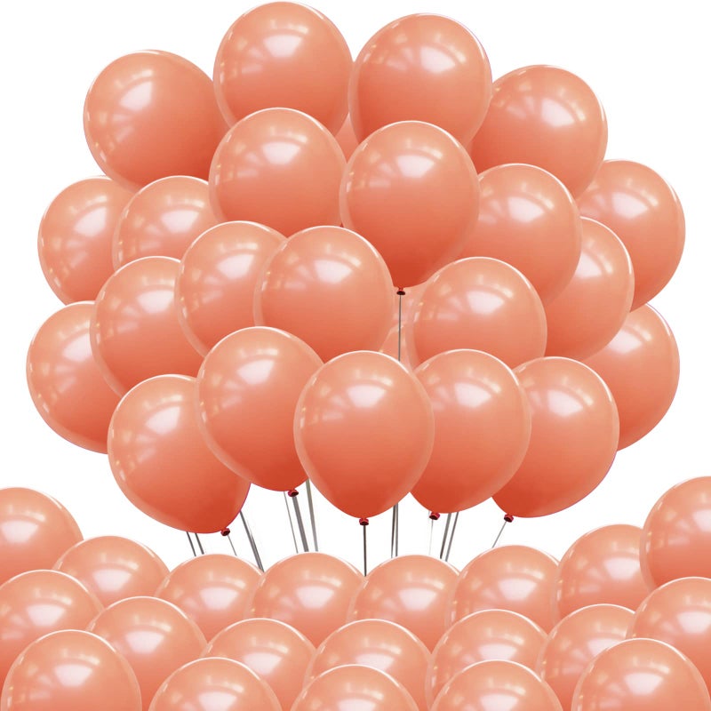 Neo LOONS® 100 pcs 5" Pastel Peach Premium Latex Balloons - Great for Kids, Adult Birthdays, Weddings, Receptions, Baby Showers, Water Fights, or Any Celebration - Image 1