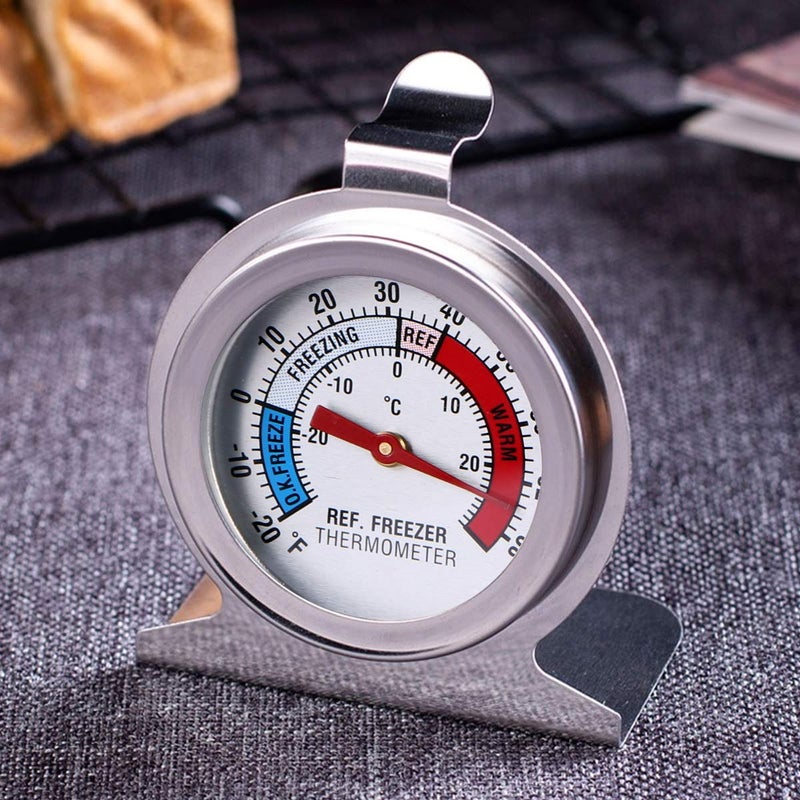 JOLLYSTYLE 6PCS Refrigerator Freezer Thermometer - Refrigerator/Freezer/Fridge Temperature Cooler - Classic Series Large Dial Thermometer (6) - Image 5