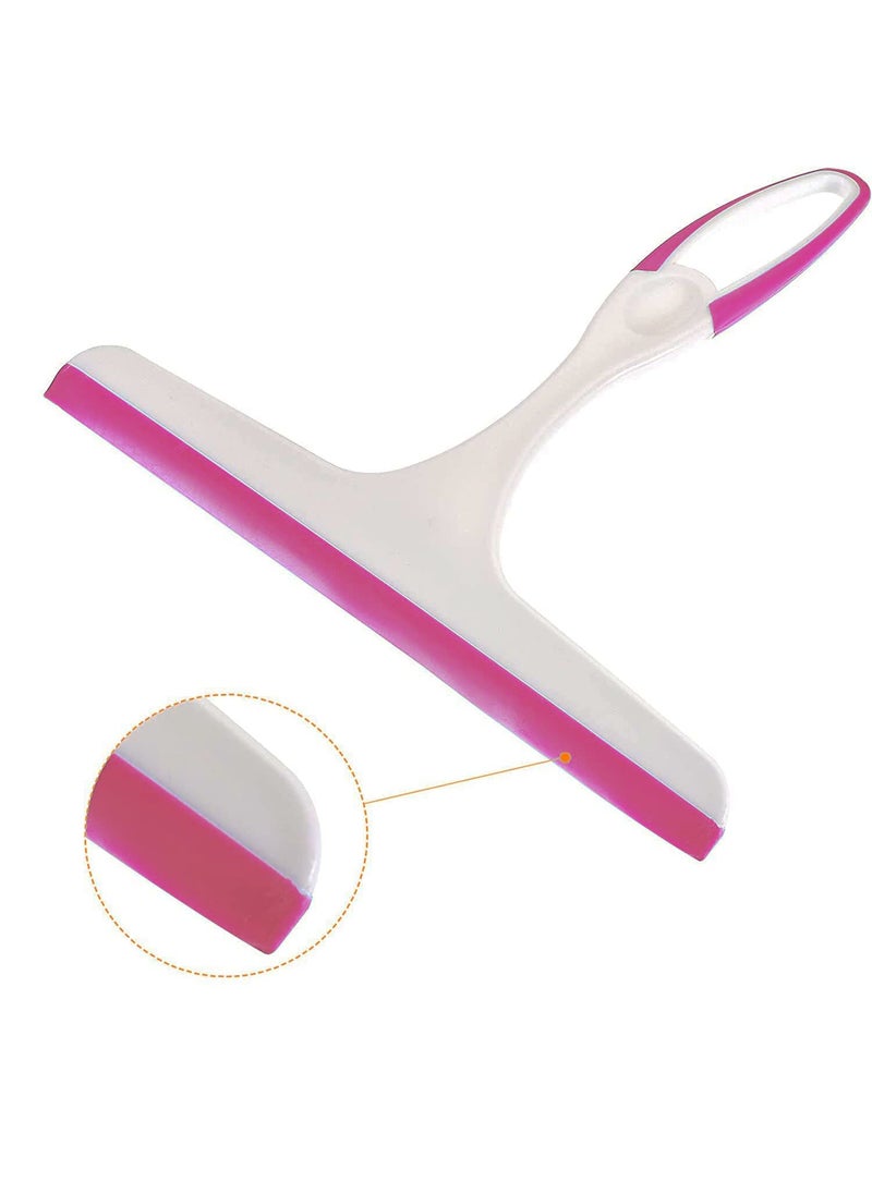Kuber Industries Kuber Industries Kitchen WiperPlastic Kitchen Table Platform Wiper Ideal for Windows Glass Car Windshield Pink  - Image 4