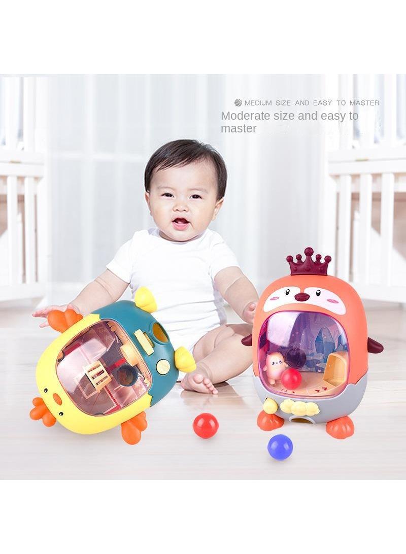 Children's desktop game Mini shooting machine Penguin football machine Parent child interactive puzzle toy blue  - Image 4