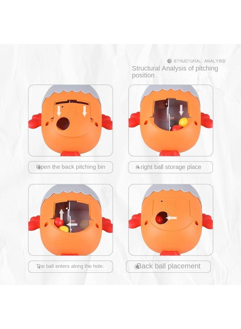 Children's desktop game Mini shooting machine Penguin football machine Parent child interactive puzzle toy blue  - Image 3