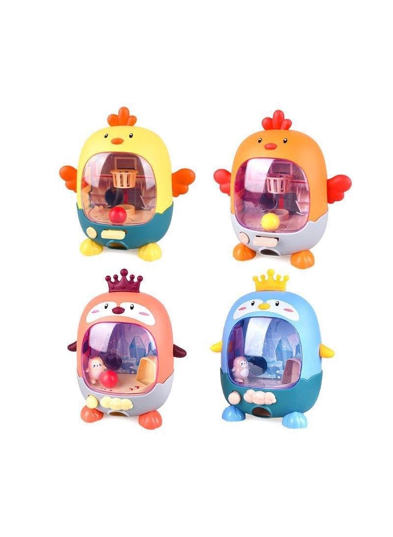 Children's desktop game Mini shooting machine Penguin football machine Parent child interactive puzzle toy blue  - Image 5