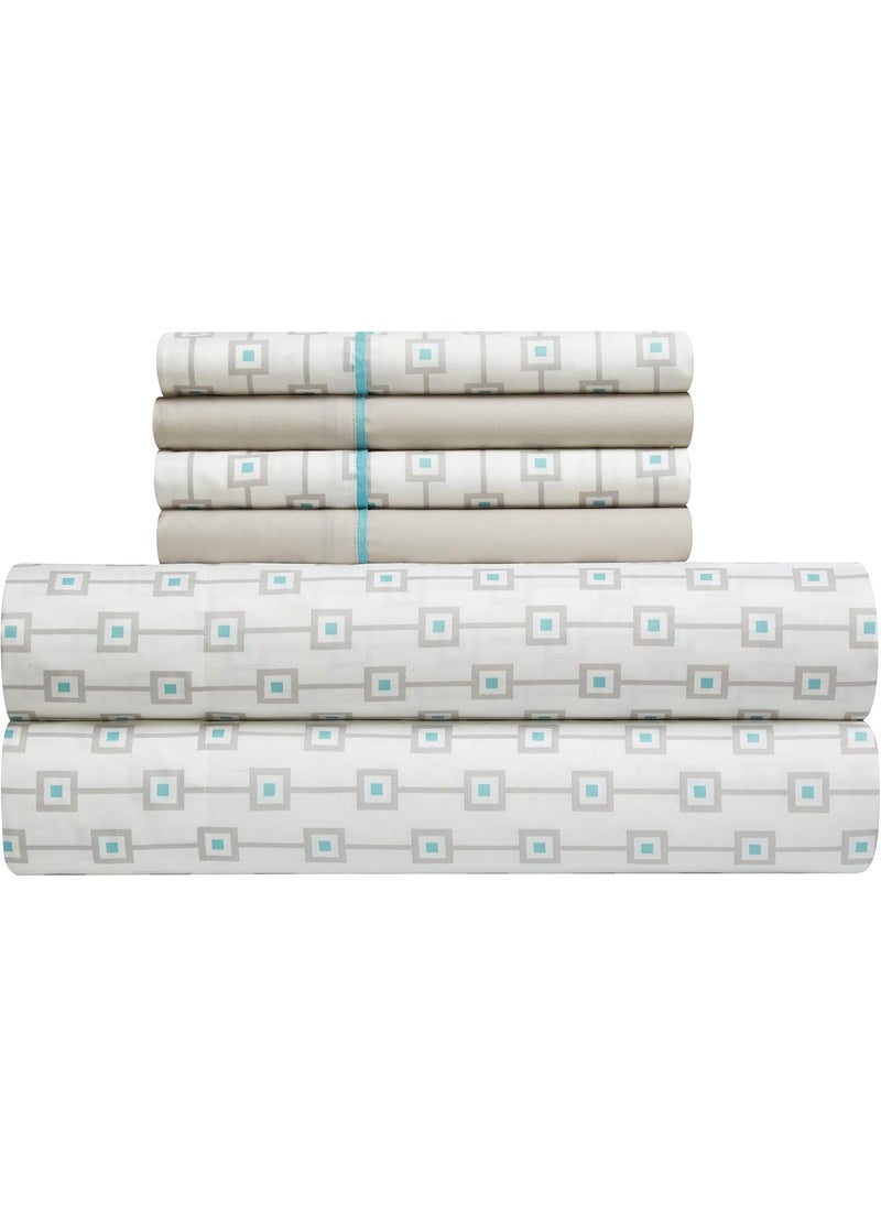 Casa Casa Lightweight Set Reversible Comforter King Aqua  - Image 3
