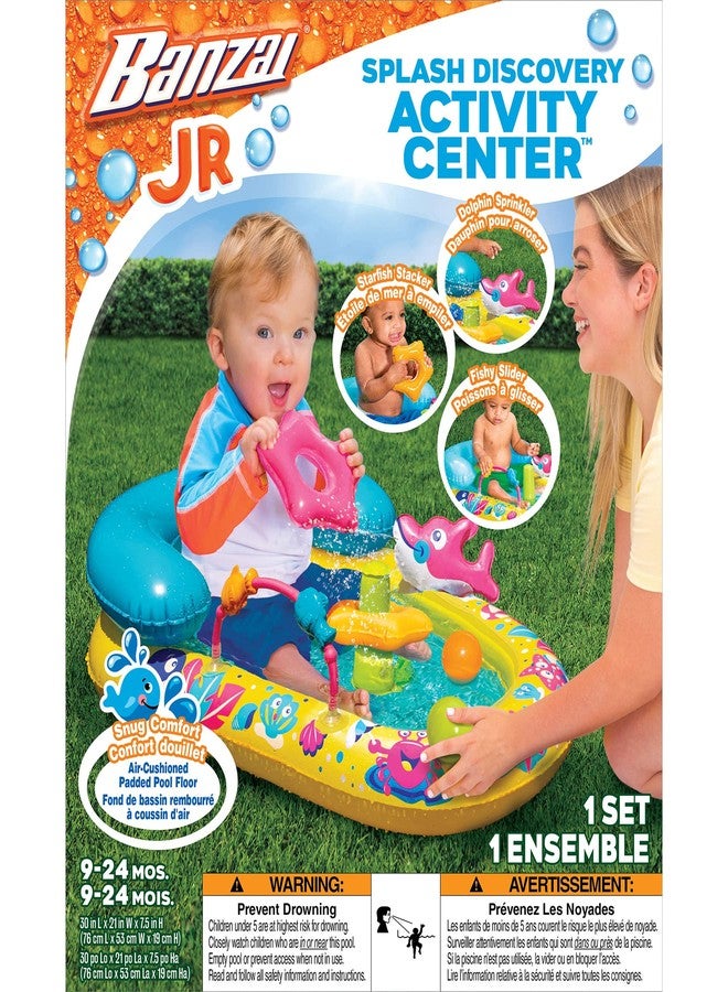 BANZAI Jr. Splash Discovery Activity Center Water Play Set - 9-24 Months - Image 2