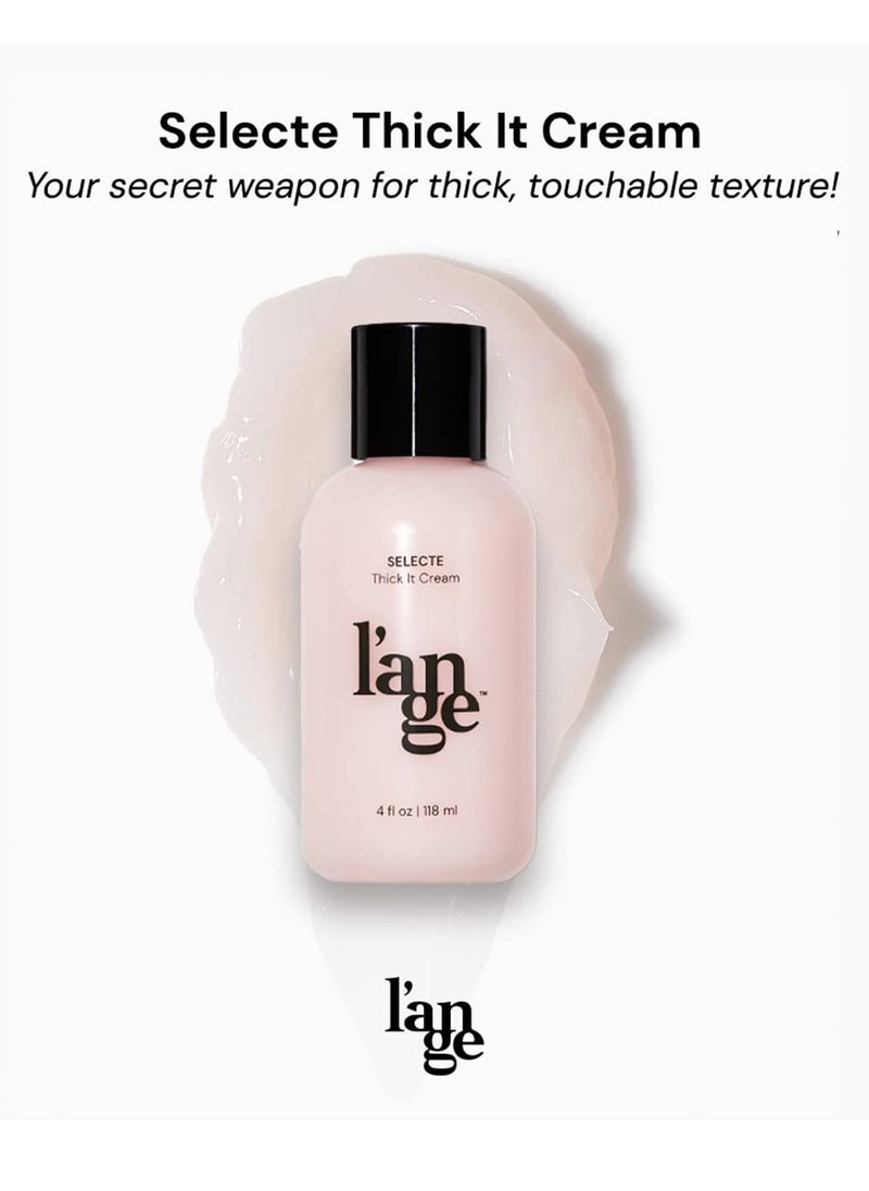 L'ANGE HAIR - L'ANGE HAIR Selecte Thick It Cream | Lightweight Styling Cream for Thickness and Volume | Helps Add Texture, Body, and Definition | Free of parabens and sulfates - Image 1