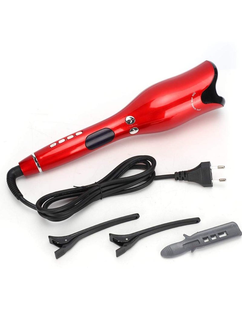 Generic - Automatic Hair Curler Portable Auto Hair Curling Iron Wand with Ceramic Ionic & LCD Display, Smart AntiStuck Adjustable - Image 1