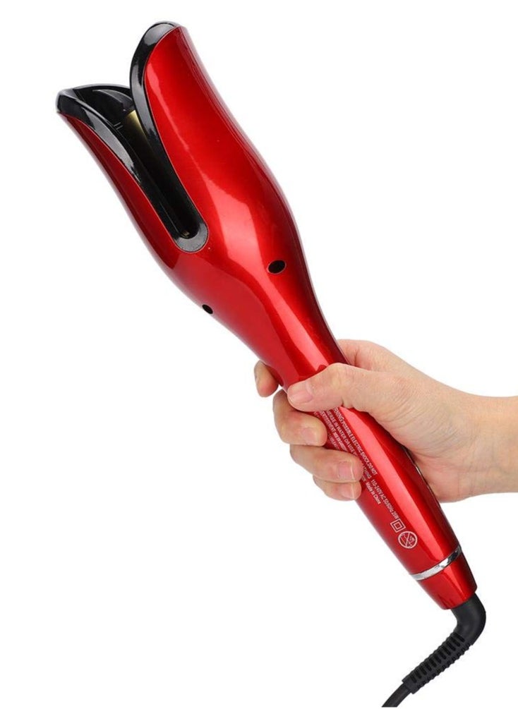 Generic - Automatic Hair Curler Portable Auto Hair Curling Iron Wand with Ceramic Ionic & LCD Display, Smart AntiStuck Adjustable - Image 1