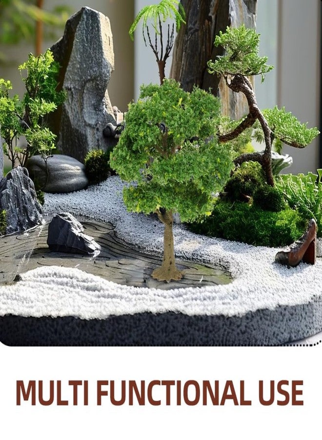 BESTYASH Miniature Model Trees for Crafts DIY Wire Microlandscape Trees for Dollhouse Accessories Architectural Dioramas 4.33X4.72X3.74 Inches - Image 2