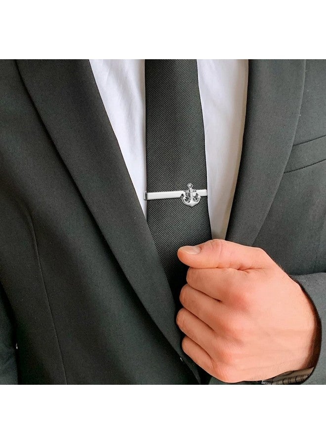 Peora Silver Plated Tie Pin Valentines Gift for Men & Boys with Red Rose - Image 5