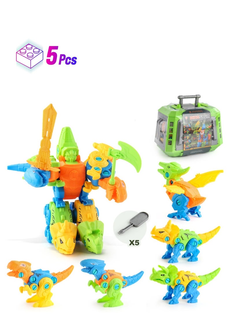 Children's Jurassic Animal Assembly and Disassembly Boy Toys (Assembly Dinosaur) - Image 1