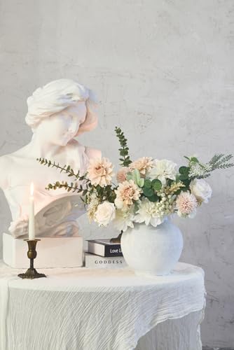Anna's Whimsy Artificial Flowers Bouquets, Artificial Silk Flowers Bouquets for Wedding, Home Table Decorations, Wedding Centerpieces Bouquets Flowers Arrangement Decorations - Image 5