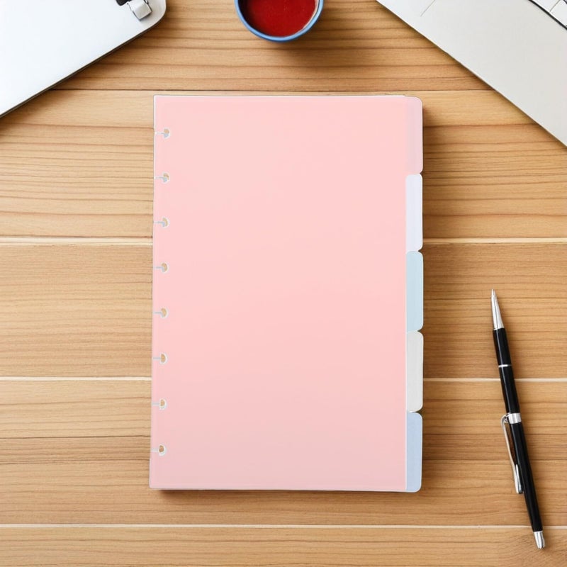 Writable Tab Plastic Loose Leaf Dividers 15pcs 5 5 X 8 5 Inches For Binders Planner File Organization - Image 5