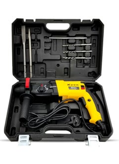 Keen KEEN 950 WATT 28mm Rotary Hammer Drill with 9 pcs accessories for Wall Steel Aluminium works 950W 220-240V 50-60Hz 1600rpm min 28 mm- Yellow Color Model OS-102  - Image 2