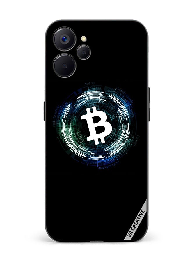 VR CREATIVE Protective Case Cover For Realme 10 5G Bitcoin Design Multicolour - Image 1