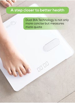 QUTEK STEPS by Qutek Body Composition Smart Scale 9 Health Index Measures  - Image 3