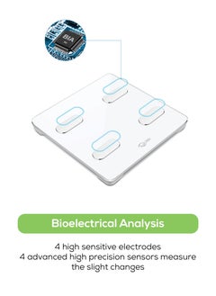 QUTEK STEPS by Qutek Body Composition Smart Scale 9 Health Index Measures  - Image 2