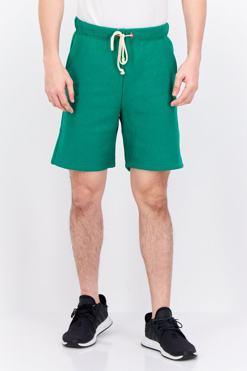 Champion Men Standard Fit Drawstring Outdoor Shorts, Green - Image 1