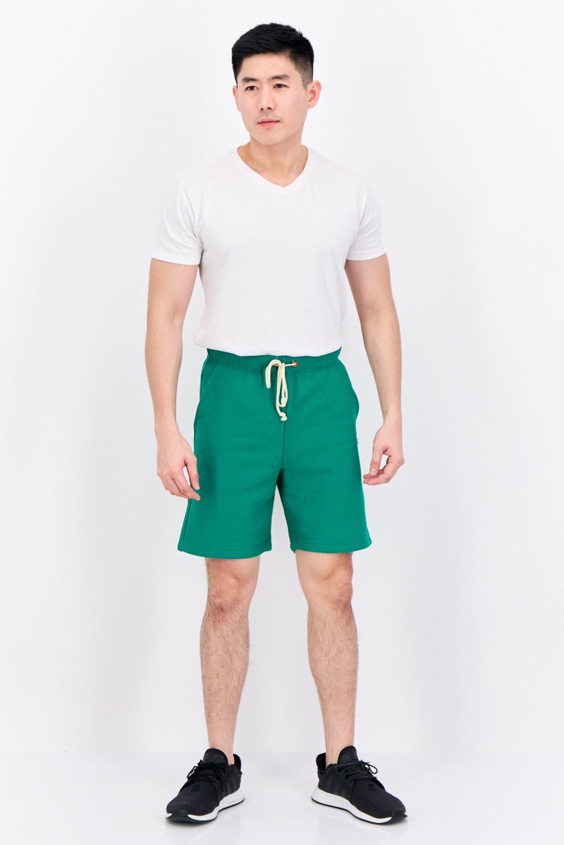 Champion Men Standard Fit Drawstring Outdoor Shorts, Green - Image 4