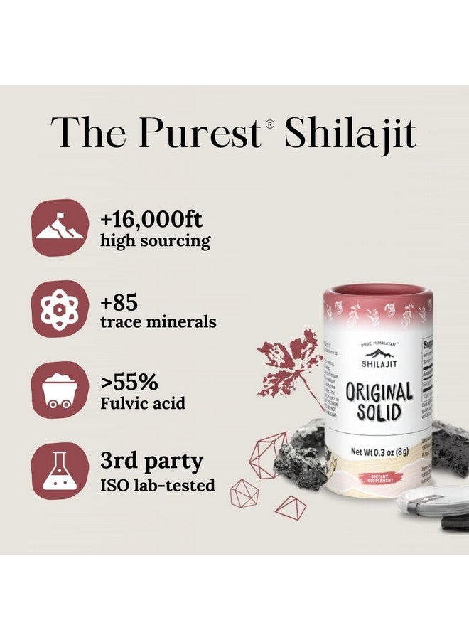 Pure Himalayan Shilajit شيلجيت هيمالايا النقي، أصلي صلب، مصدر عضوي لحمض الفولفيك والمعادن النادرة، مستخدم على نطاق واسع في الأيورفيدا (36غ، عبوة من 1) - Image 4
