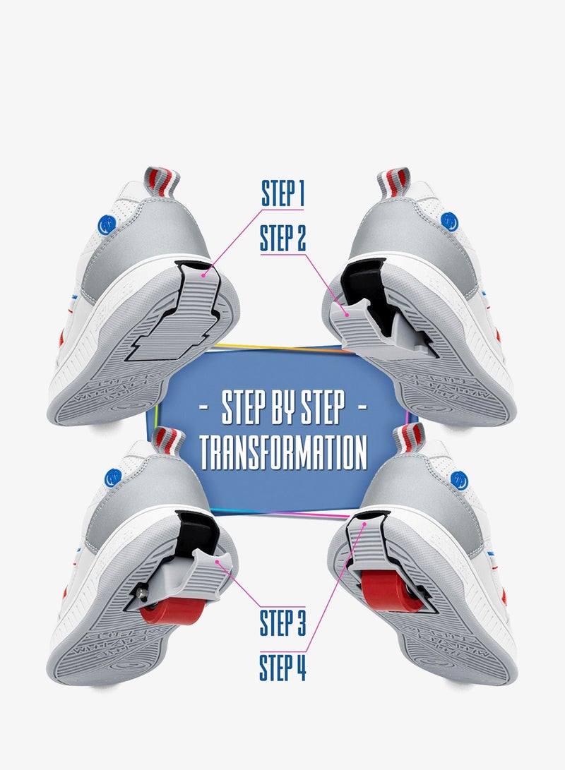 BREEZYROLLERS BREEZY ROLLERS shoes with wheels for children, Roller skates sneakers kids, From children's street shoes to roller skates in a few seconds, Patented click system, Trainers with wheels for girls & boys - Image 4