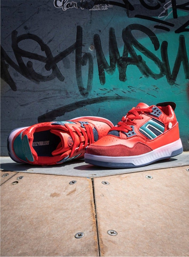 BREEZYROLLERS BREEZY ROLLERS shoes with wheels for children, Roller skates sneakers kids, From children's street shoes to roller skates in a few seconds, Patented click system, Trainers with wheels for girls & boys - Image 3