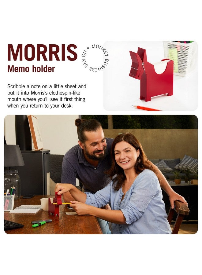 Monkey Business Morris the Donkey: Desktop Memo Holder | Cute Desk Accessories & Office Supplies | Funny Desk Decor & Office Accessories | Desk Supplies: Holders & Dispensers | Sticky Note Holder | by Monkey Business - Image 2